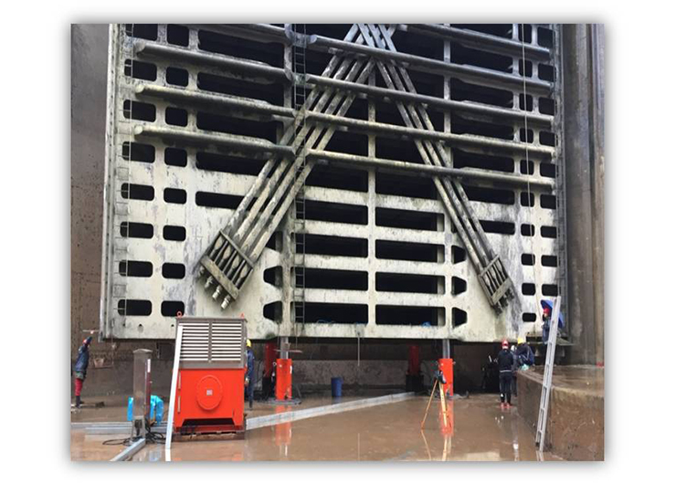 三峽南北二線提升器，提升高度175m ～185m